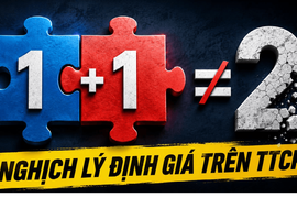 Nghịch lý định giá trên thị trường chứng khoán: 1+1 không bằng 2!