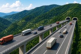 Thông tin mới nhất về tuyến cao tốc hơn 27.000 tỷ có 2 hầm xuyên đèo hiểm trở, xây trụ cầu cao nhất Việt Nam