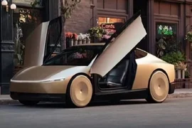 Tesla thử nghiệm xe taxi tự hành Cybercab không vô lăng