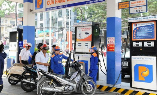 Giá xăng tăng hơn 500 đồng/lít, giá dầu tăng gần 2.000 đồng/lít