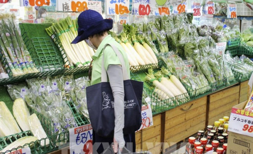Lạm phát ở Nhật Bản tăng cao nhất trong 8 năm