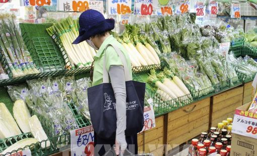 Lạm phát ở Nhật Bản tăng cao nhất trong 8 năm
