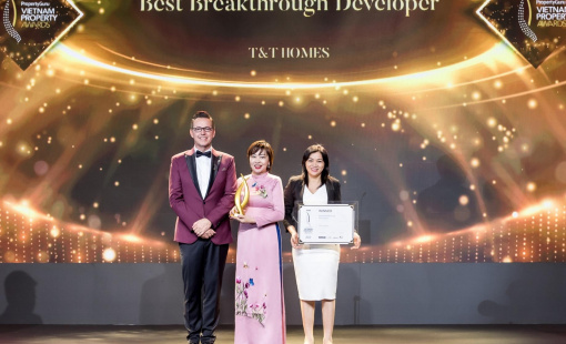 T&T Homes được vinh danh Nhà phát triển bất động sản đột phá nhất Việt Nam 2022