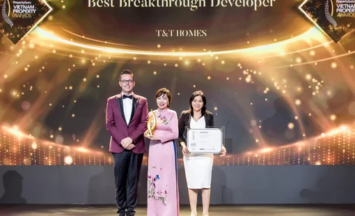 T&T Homes được vinh danh Nhà phát triển bất động sản đột phá nhất Việt Nam 2022