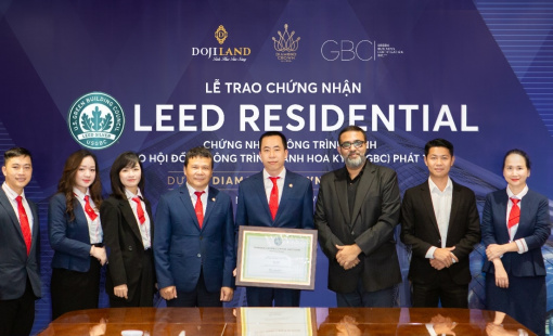 Dự án chung cư đầu tiên của Việt Nam được chứng nhận công trình xanh LEED Residential