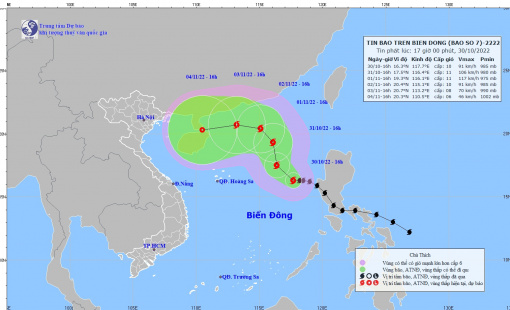 Bão số 7 vào Biển Đông, diễn biến khó lường