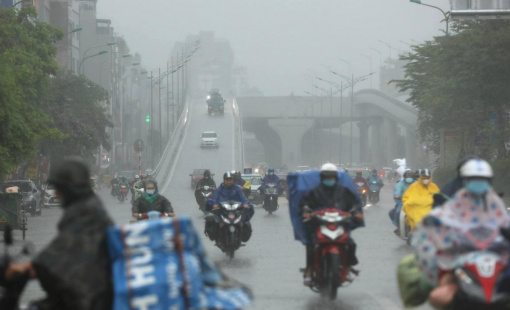 Miền Bắc đón không khí lạnh yếu, mưa dài ngày
