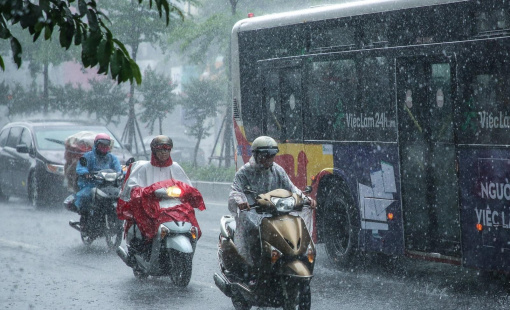 Nhiều nơi có mưa lớn cục bộ trong ngày 14/11