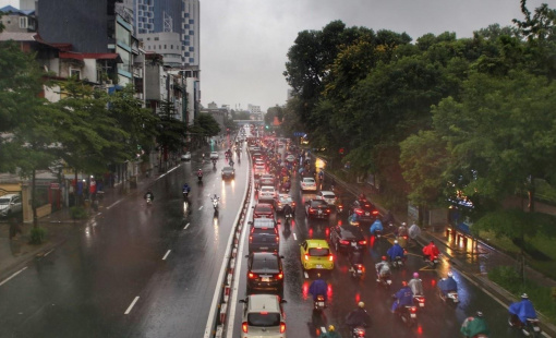 Nhiều khu vực trên cả nước có mưa và sương mù rải rác