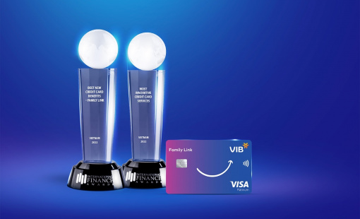 VIB lập cú đúp giải thưởng quốc tế về thẻ tín dụng hai năm liên tiếp