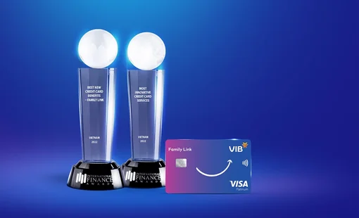 VIB lập cú đúp giải thưởng quốc tế về thẻ tín dụng hai năm liên tiếp