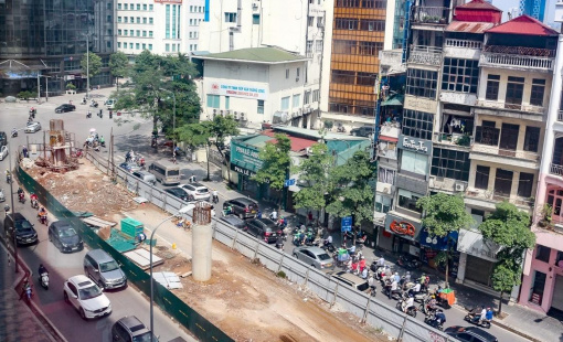 Dự án cầu vượt chữ C ở Hà Nội lùi tiến độ sang năm 2023