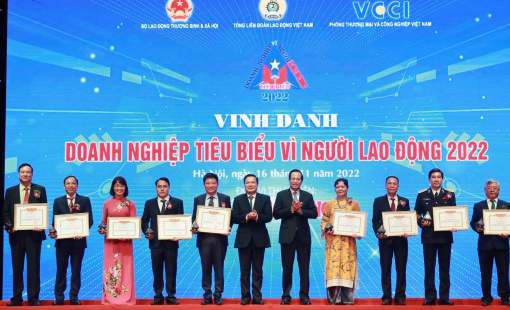 Nestlé Việt Nam tiếp tục đạt giải "Doanh nghiệp tiêu biểu vì Người lao động"