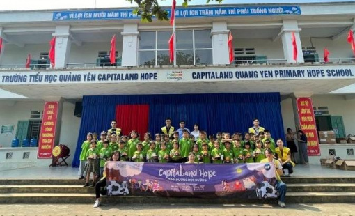 CapitaLand đóng góp hơn 2,8 tỷ đồng hỗ trợ 3.000 học sinh tại Việt Nam