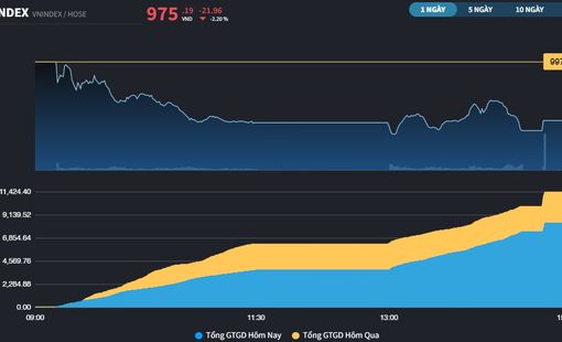 Chỉ số VN-Index chưa thủng đáy nhưng nhiều cổ phiếu đã rơi xuyên qua đáy tháng 10