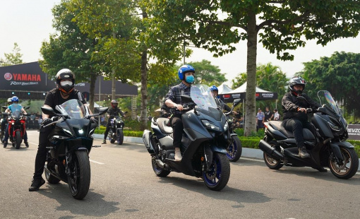 Người dùng Hà Nội trải nghiệm loạt motor phân khối lớn Yamaha