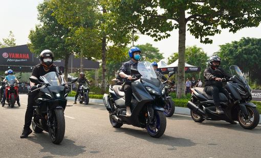 Người dùng Hà Nội trải nghiệm loạt motor phân khối lớn Yamaha