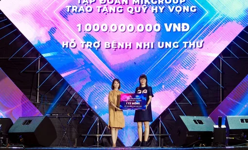 MIKGroup tiếp tục hành trình thắp sáng “Mặt trời hy vọng” cho “chiến binh nhí”