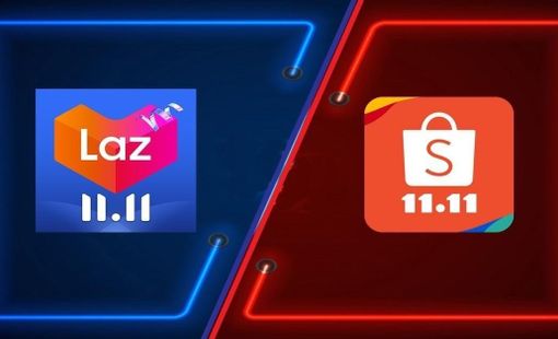Shopee ngày càng vượt mặt Lazada về độ nhận diện trên trên nền tảng số