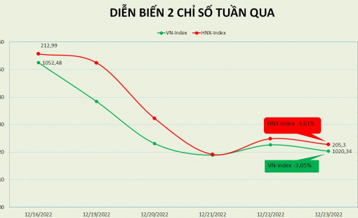 Khối ngoại giảm tốc giải ngân vào VN30, VN-Index có tuần giảm hơn 3%