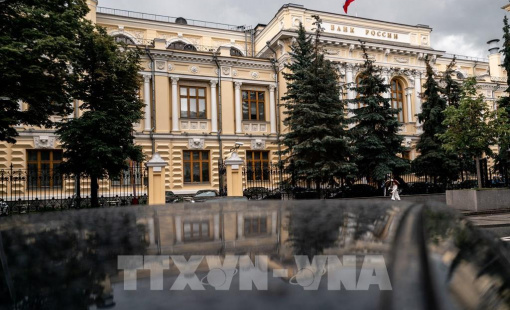 Ngân hàng trung ương Nga hạ lãi suất xuống 9,5%