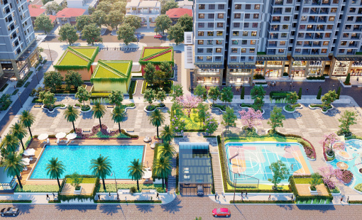 Bán đảo Linh Đàm: Đặc quyền bể bơi như resort dành cho cư dân Hanoi Melody Residences