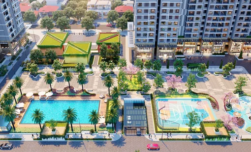 Bán đảo Linh Đàm: Đặc quyền bể bơi như resort dành cho cư dân Hanoi Melody Residences