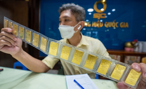 Giá vàng SJC phục hồi khi vàng thế giới neo đỉnh 8 tháng