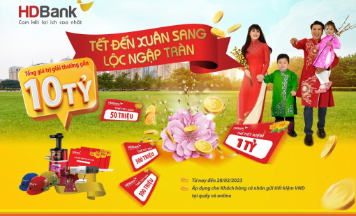 HDBank khởi động chương trình "tìm tỷ phú" đầu tiên của năm 2023