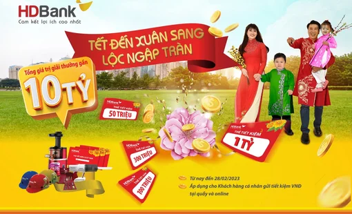 HDBank khởi động chương trình "tìm tỷ phú" đầu tiên của năm 2023
