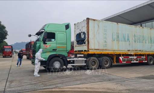 Xuất nhập khẩu qua cửa khẩu Lào Cai có nhiều tín hiệu tích cực