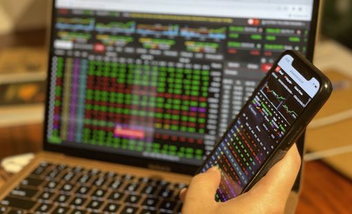 VN-Index thận trọng áp sát mốc 1.100 điểm