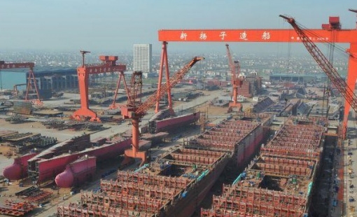 Trung Quốc tiếp tục dẫn đầu thế giới trong ngành đóng tàu