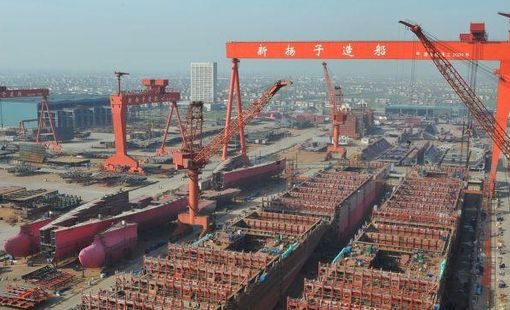 Trung Quốc tiếp tục dẫn đầu thế giới trong ngành đóng tàu
