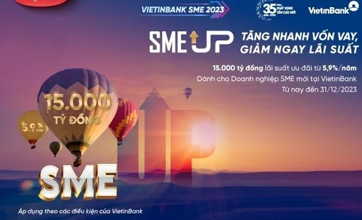 VietinBank tiếp tục giảm lãi suất cho vay doanh nghiệp vừa và nhỏ, chỉ từ 5,9%/năm