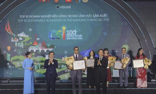 Nestlé Việt Nam dẫn đầu Top 100 Doanh Nghiệp Bền Vững trong 3 năm liền