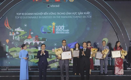 Nestlé Việt Nam dẫn đầu Top 100 Doanh Nghiệp Bền Vững trong 3 năm liền