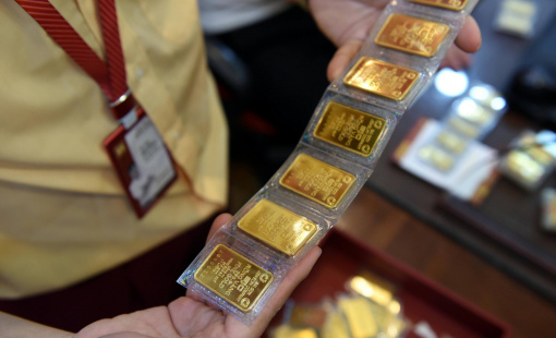 Vượt 75 triệu đồng/lượng, giá vàng SJC lập kỷ lục mới