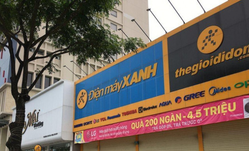 Doanh thu chuỗi điện thoại của Thế Giới Di Động giảm sâu khi 58 cửa hàng phải đóng cửa