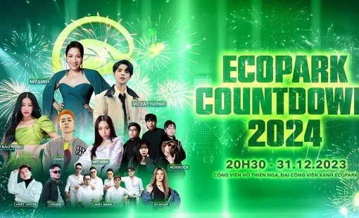 Cháy hết mình với đại tiệc âm thanh, ánh sáng và pháo hoa tại Ecopark Countdown 2024