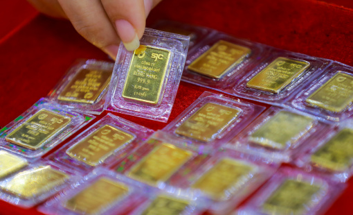 Giá vàng SJC lao dốc mạnh sau công điện của Thủ tướng