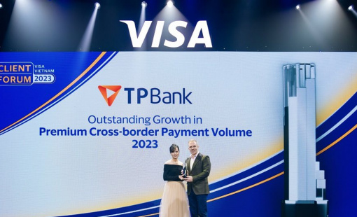 TPBank dẫn đầu tăng trưởng doanh số giao dịch thẻ Visa năm 2023