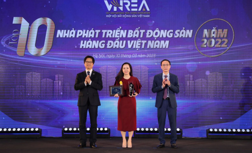 Sun Property được vinh danh Top 10 nhà phát triển bất động sản hàng đầu Việt Nam năm 2022
