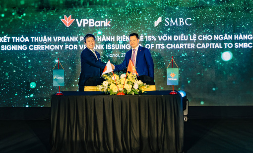 VPBank chính thức bán 15% vốn cho SMBC, thu về gần 36 nghìn tỷ đồng