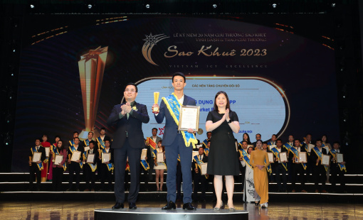 MB tiếp tục ghi danh tại giải thưởng Sao Khuê 2023