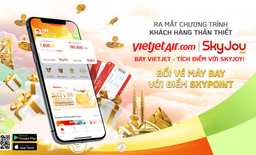 Bay càng nhiều, tích điểm đổi quà thỏa thích với Vietjet SkyJoy