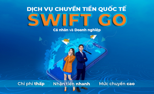 Chuyển tiền ra nước ngoài trong 4 giờ qua SWIFT GO tại Sacombank