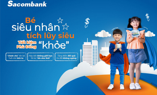 Cùng bé tích điểm đổi quà với Tiết kiệm Phù Đổng