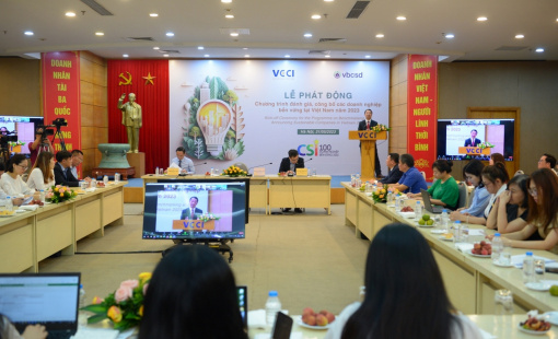 VCCI phát động Chương trình đánh giá, công bố doanh nghiệp bền vững năm 2023