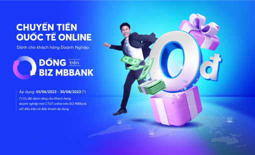 MB trợ lực cho doanh nghiệp nhập khẩu với ưu đãi chuyển tiền quốc tế online 0 đồng trên BIZ MBBank